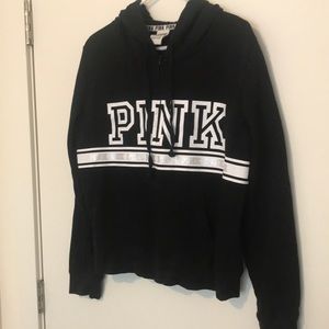 PINK quarter zip hoodie